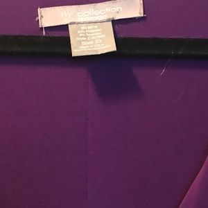 Purple dress size 22